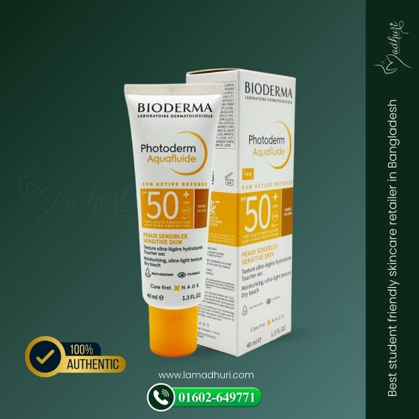 Bioderma Photoderm Aquafluide Sun Active Defence SPF 50+ Golden (40ml)