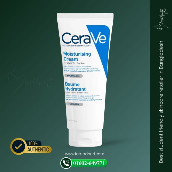 CeraVe Moisturising Cream For Dry To Very Dry Skin (177ml)