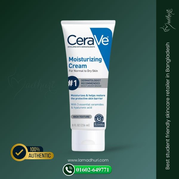 CeraVe Moisturising Cream For Normal to Dry Skin (236ml)