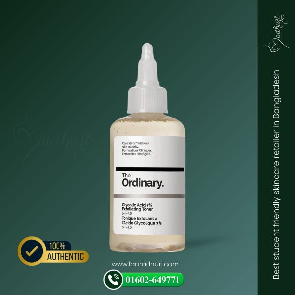 The Ordinary Glycolic Acid 7% Exfoliating Toner (100ml)