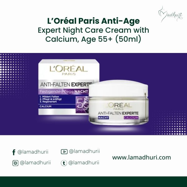 L’Oréal Paris Wrinkle Expert 55+ Edition Night Care Cream – 50 ml