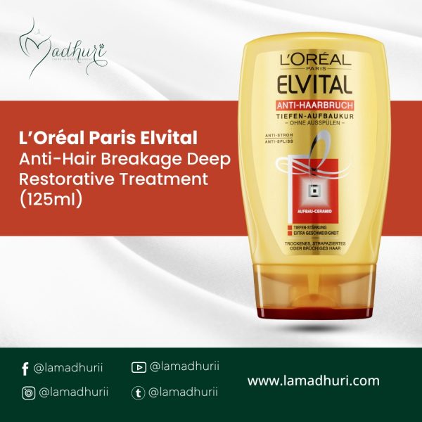 L’Oréal Paris Elvital Anti‑Hair Breakage Deep Restorative Treatment – 125 ml