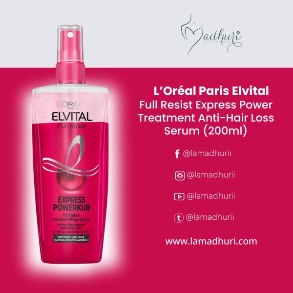 L’Oréal Paris Elvital Full Resist Express Power Treatment Serum (200 ml)