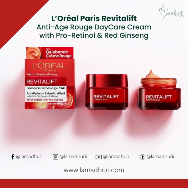 L’Oréal Paris Revitalift Anti‑Age Rouge DayCare Cream – 50 ml