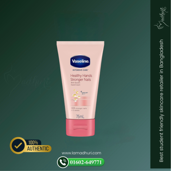 Vaseline Intensive Care Healthy Hands Stronger Nails Cream 75ml