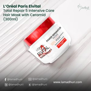 l’orÉal paris elvital total repair 5 intensive care hair mask with ceramide (300ml)