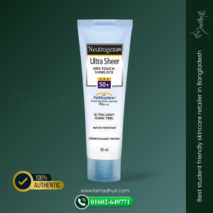 neutrogena ultra sheer dry touch sunblock spf50+ (80g)